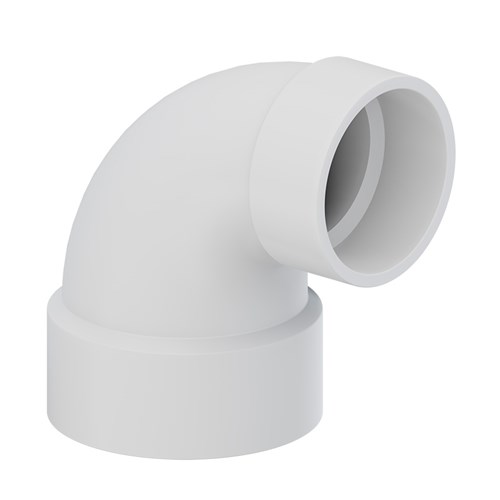 4'' X 3'' PVC DWV 90 CLOSET ELBOW