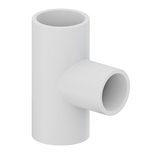 2'' X 1-1/2'' X 2'' PVC DWV SANITARY TEE